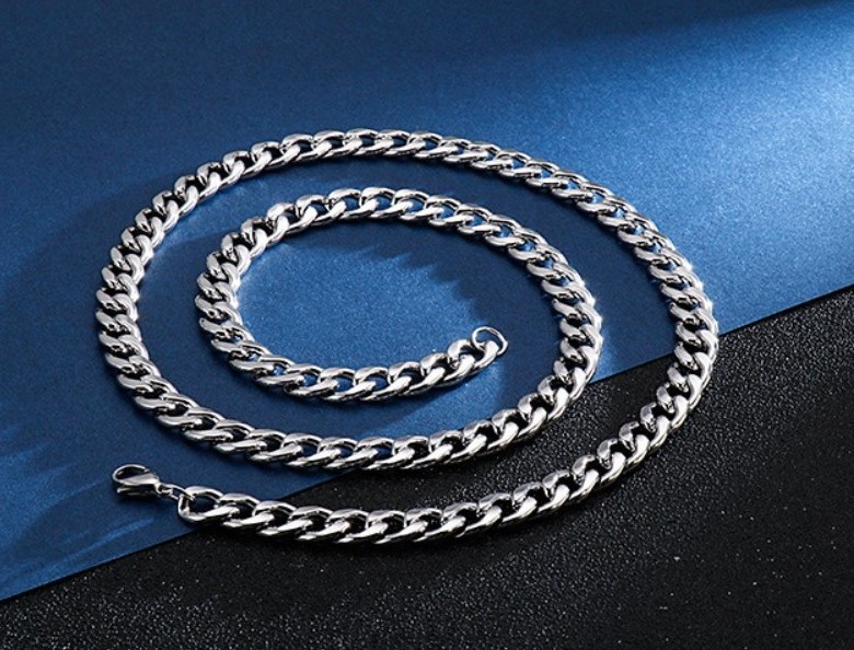 Simple chain stainless steel jewelry necklace chain stainless steel for men