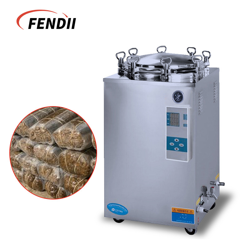 High security Sterilization machine Vertical Type Retort Autoclave 50 100 150  Liter Food Sterilizer