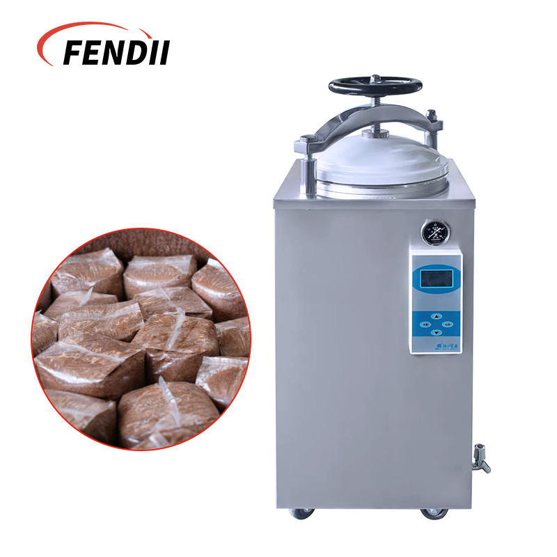 High security Sterilization machine Vertical Type Retort Autoclave 50 100 150  Liter Food Sterilizer