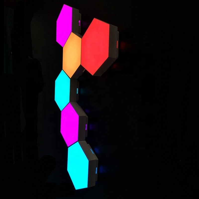 Creative Modular Touch Sensitive Honeycomb White Led Night Light DIY Panel Smart Led Hexagon Wall Lights