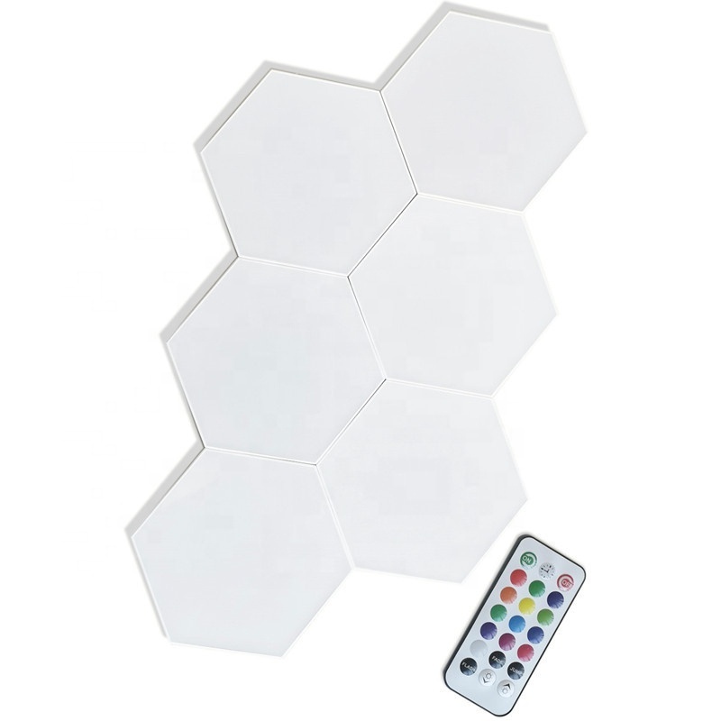 Creative Modular Touch Sensitive Honeycomb White Led Night Light DIY Panel Smart Led Hexagon Wall Lights