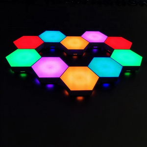 Creative Modular Touch Sensitive Honeycomb White Led Night Light DIY Panel Smart Led Hexagon Wall Lights