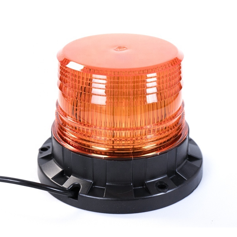 12V24V LED Beacon Strobe Lamp LED Warning Safety Flashing Beacon Lights with Magnetic for Cars Trucks Vehicles