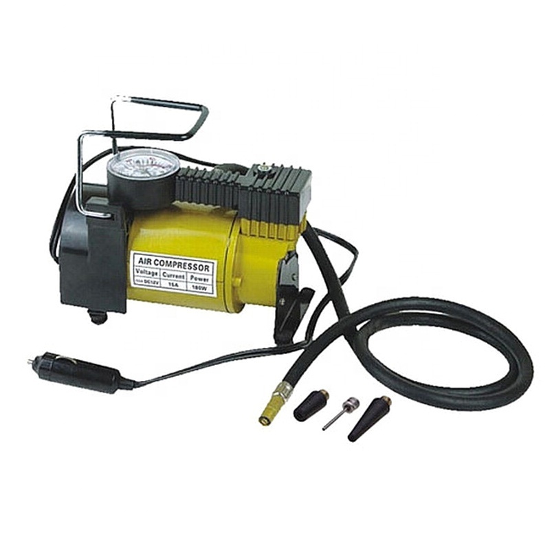 Roadside Emergency Tool Metal Car Air Compressor Pump Tyre Inflator