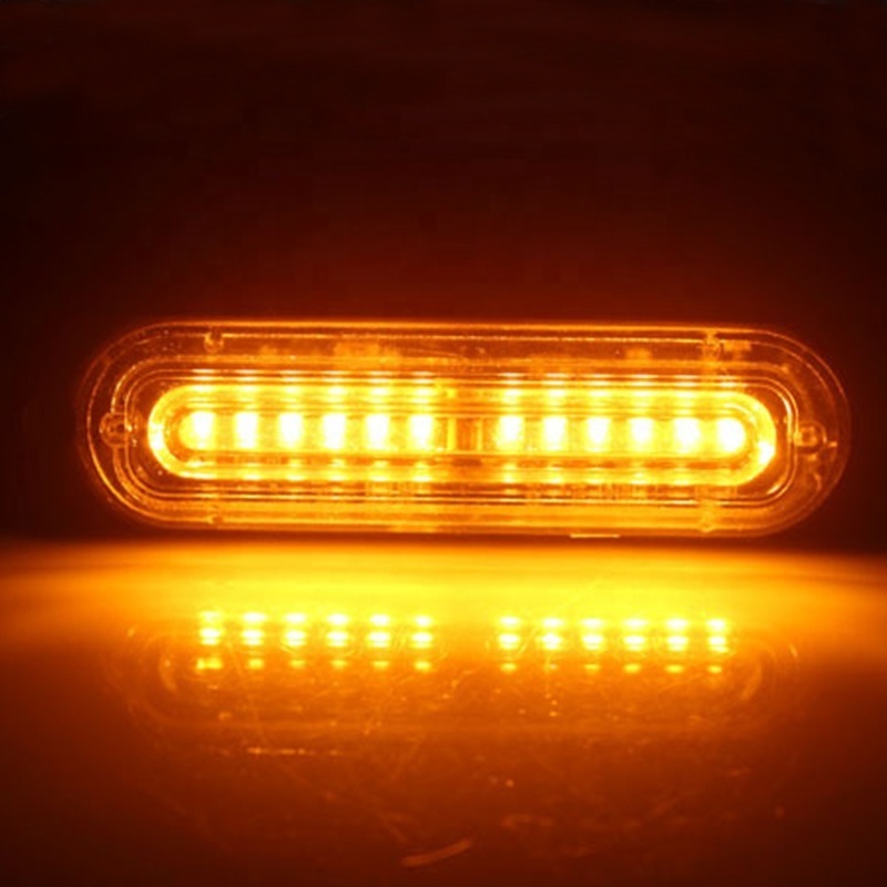 12V Truck Vehicle Side Marker Emergency Flash Lamp Led Strobe Warning Lights