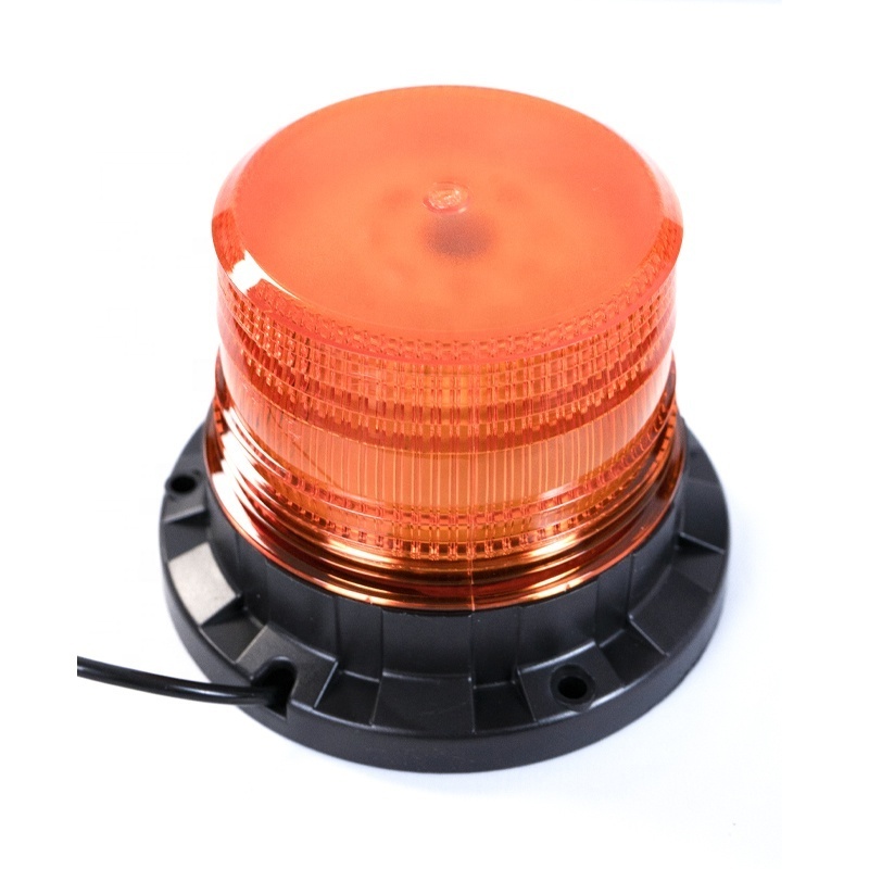 12V24V LED Beacon Strobe Lamp LED Warning Safety Flashing Beacon Lights with Magnetic for Cars Trucks Vehicles