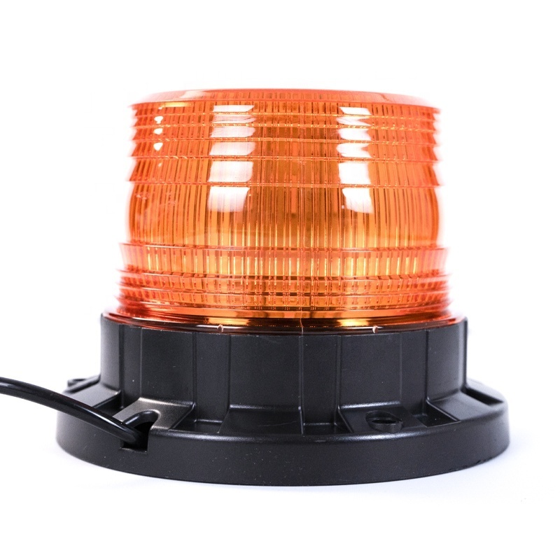 12V24V LED Beacon Strobe Lamp LED Warning Safety Flashing Beacon Lights with Magnetic for Cars Trucks Vehicles