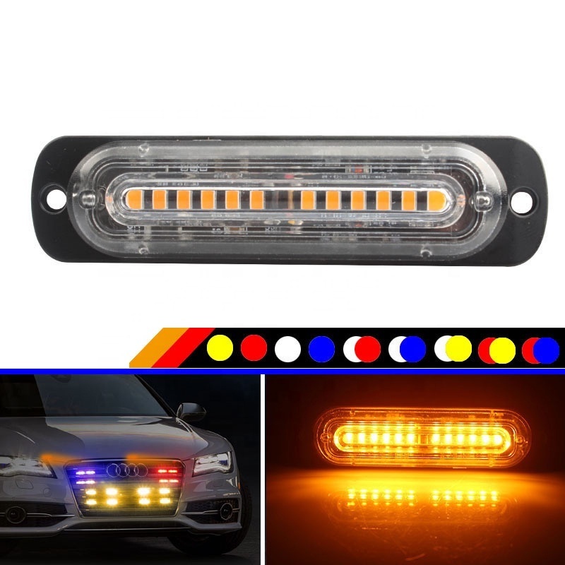 12V Truck Vehicle Side Marker Emergency Flash Lamp Led Strobe Warning Lights