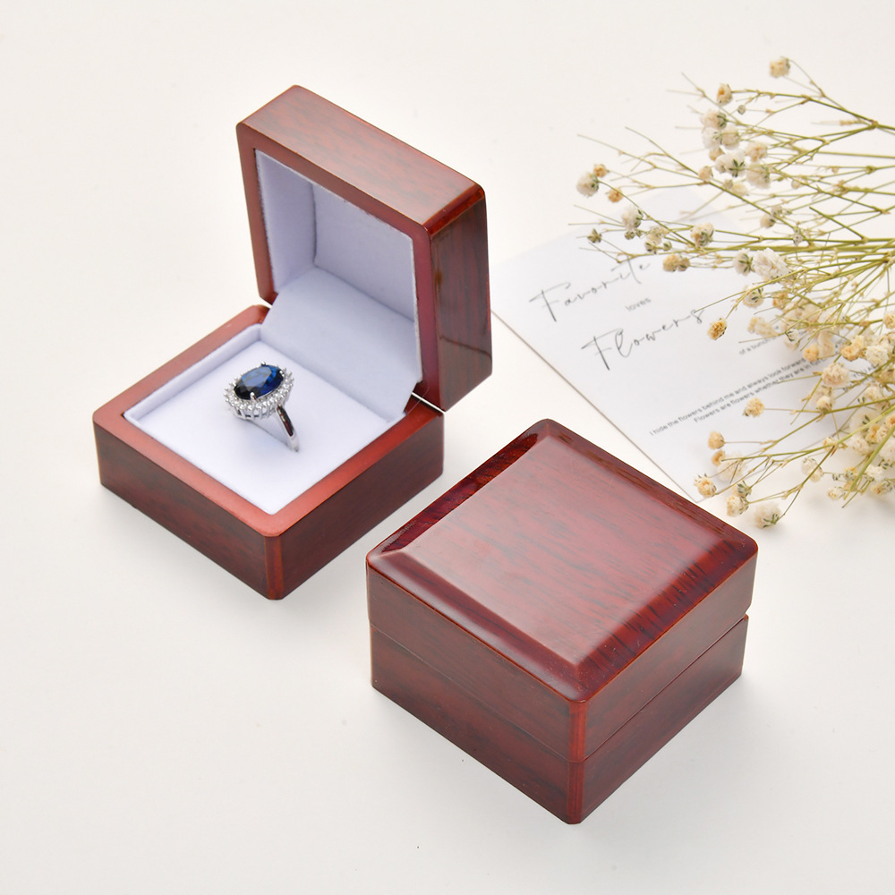 Classic Luxury wood custom different shape Jewelry box packaging ring necklace bangle bracelet boxes wooden box for gift present