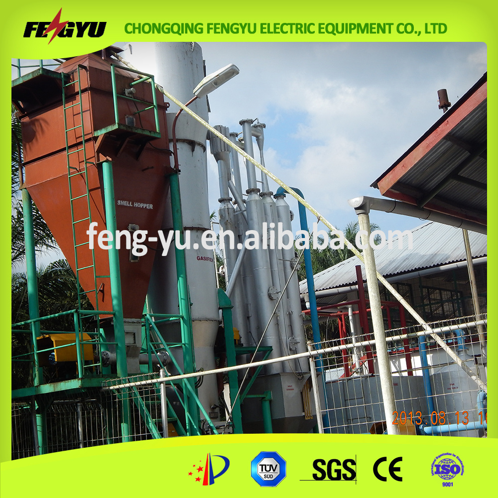 100kw rice husk energy generator/chip biomass gasifier power plant