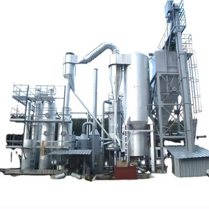 100kw rice husk energy generator/chip biomass gasifier power plant