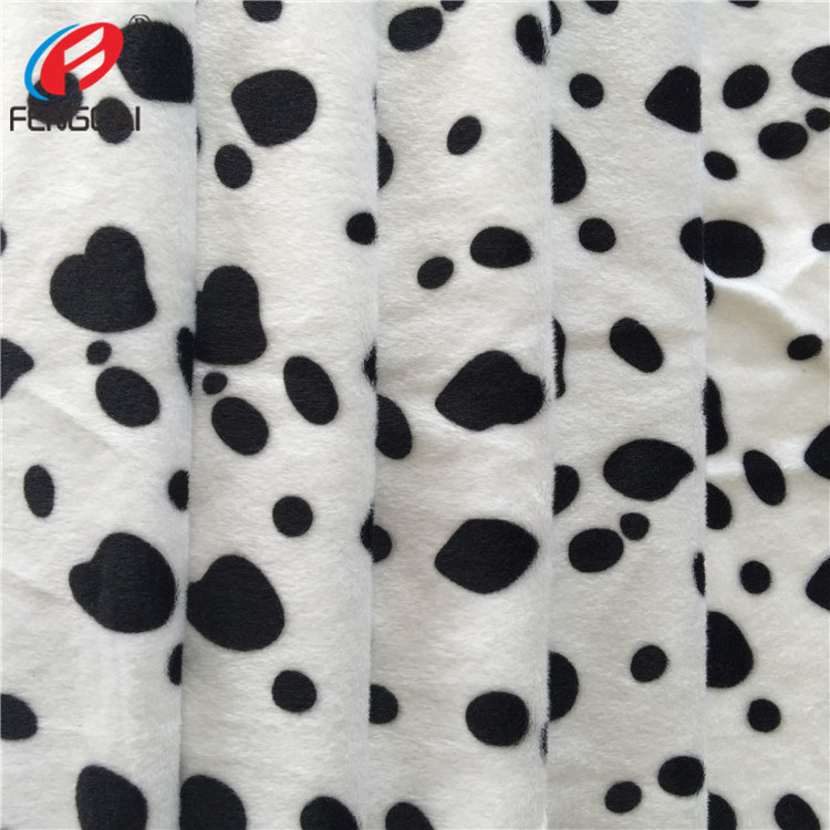 New Products Super Soft Polyester Velvet Animal Print Velboa Plush Fabric Upholstery Use