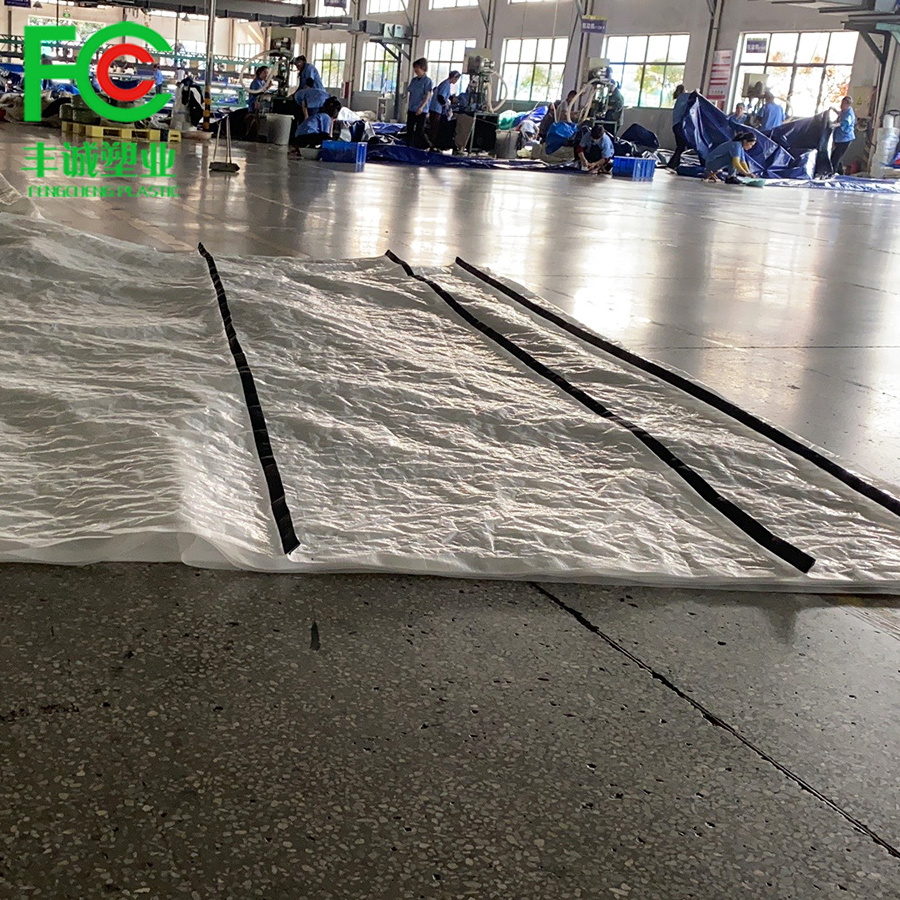 Plastic PE film greenhouse for growing hemp indoor growing hemp greenhouse Retractable Roof Greenhouse Film