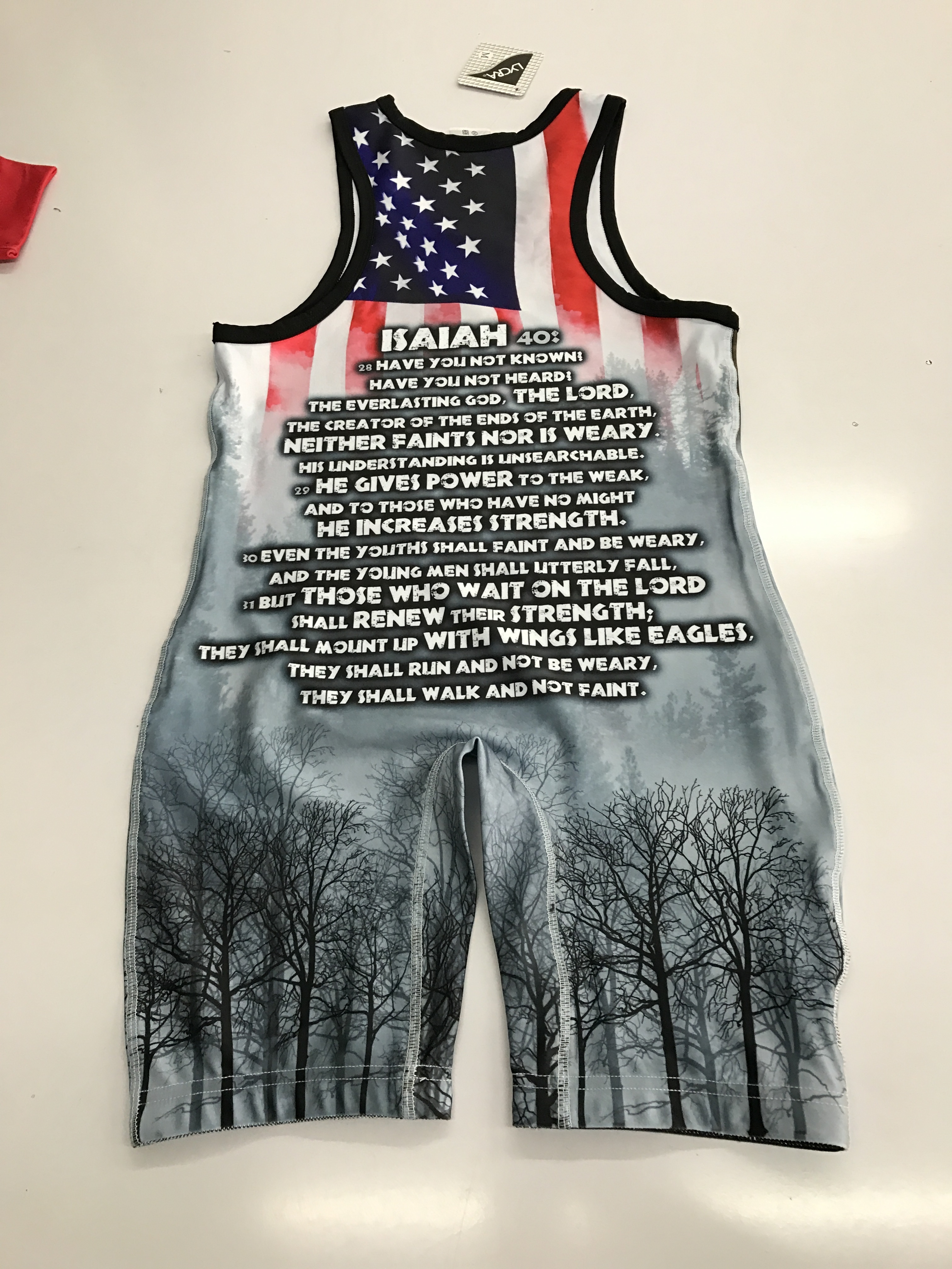 Gym Weightlifting Wrestling Singlet Custom Powerlifting Singlet Wrestling Singlet