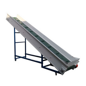 Metal inclined smooth power conveyor belt machine manufacturing