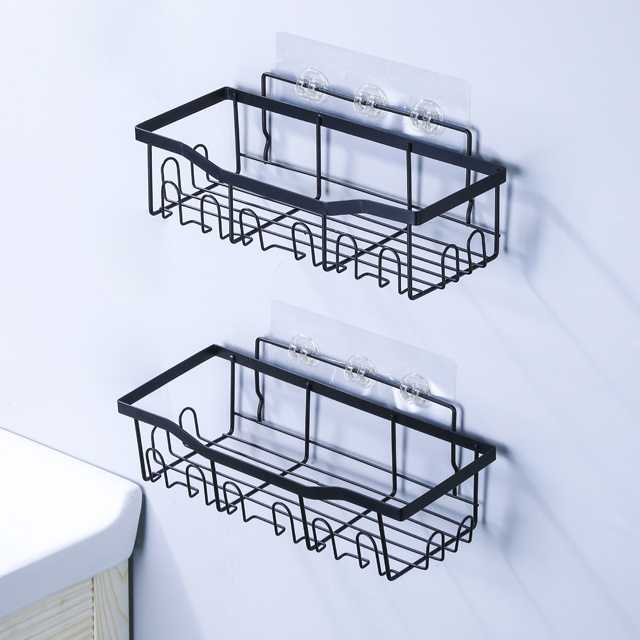 shower organizer bathroom storage shelves Wall-mounted Storage Rack Wall Shelf for Bathroom