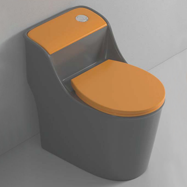 New Model Water Closet Ceramic WC One Piece Egg Shaped Toilets