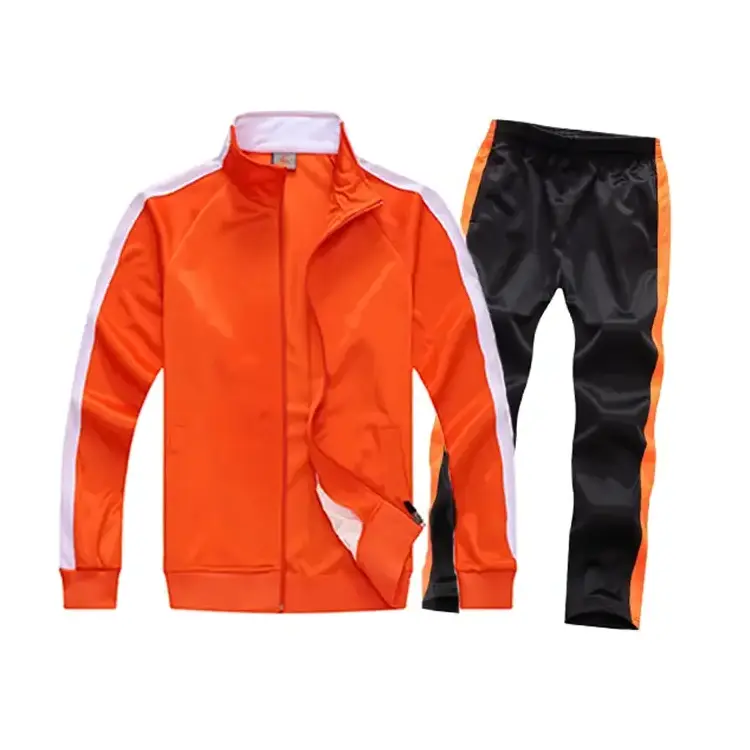 Hot selling new Custom logo sportswear Blank Parachute Track Suit, Sports Track Suit