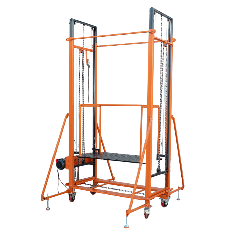 4-24 M Easy To Assemble Lifting  Ladder Aluminum Alloy 8m 10m 12m 16m Mast Electric Man Lift Scaffolding