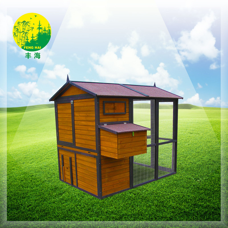 Pet House Ladder Super Large Chicken Coop Walk-in Wooden Fir Wood Chinese Outdoor Solid Sustainable Accept Customized Logo