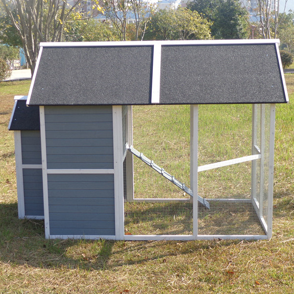 Chicken Coop Hen House Fir Wooden 8--10 Chickens Large Chinese Wood Solid Pet Cages, Carriers & Houses Sustainable Small Animals