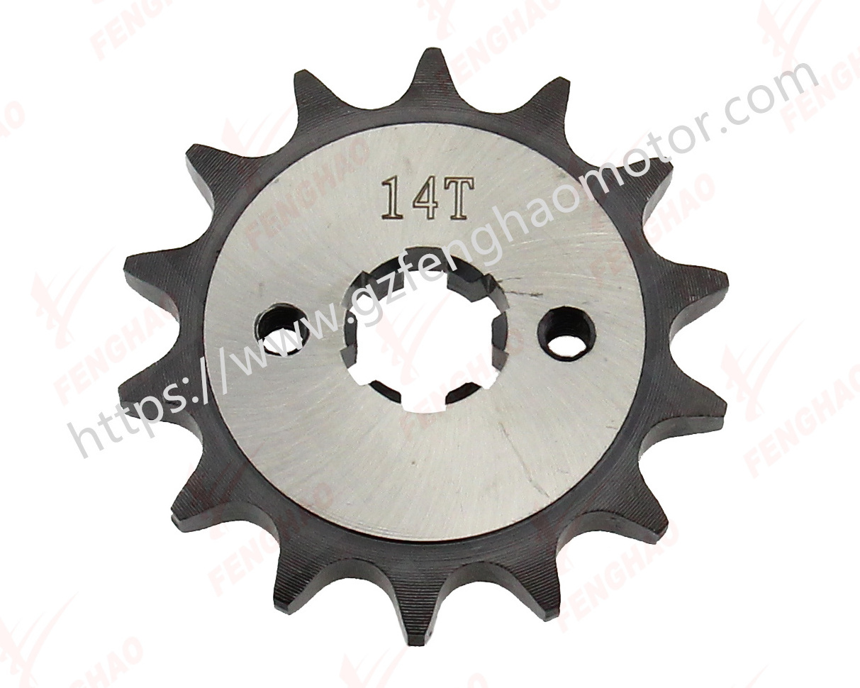 MOTORCYCLE ENGINE PARTS FRONT SPROCKET  MOTORCYCLE PARTS FOR BAJAJ BOXER100 428-14T