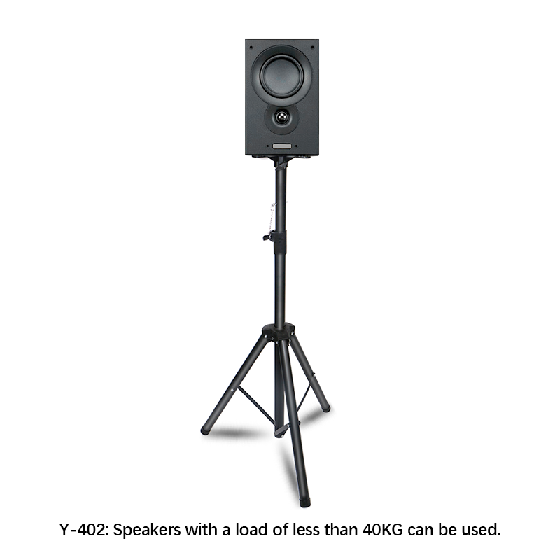 Wholesale Line Speaker Stand Portable Folding Adjustable Hight Floor Speaker Standing Stand Tripod For KTV Box