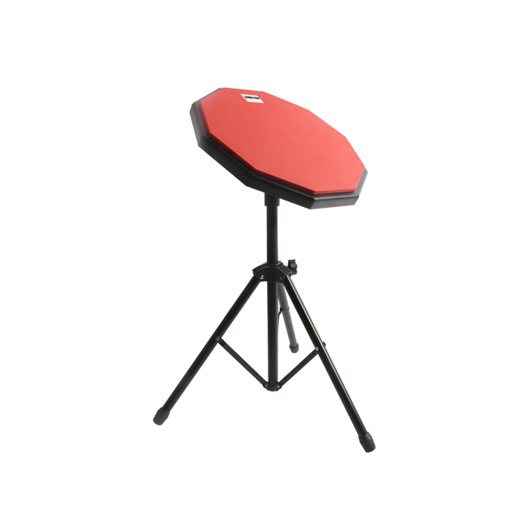 High Quality Multi Color 10/12 Inches Drum Practice Pad With Drum Stand