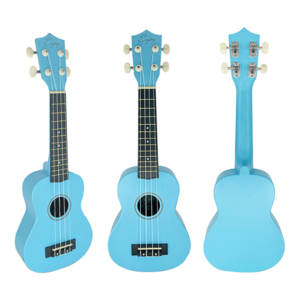 Factory Wholesale High Quality Four String Guitar 21 Inch Colorful Ukulele Custom Logo