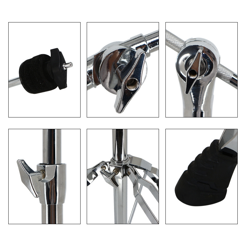 G410 Factory supply high grade hi hat cymbal stand heavy duty cymbal stand galvanized alloy cymbal stand