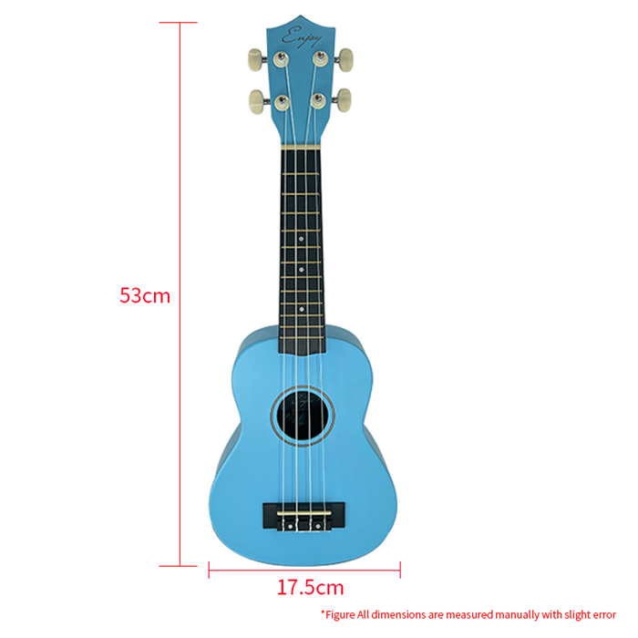 Factory Wholesale High Quality Four String Guitar 21 Inch Colorful Ukulele Custom Logo