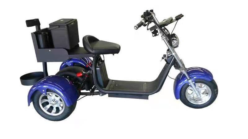 Emark EEC COC Certificate 60V 20AH Battery Electric Scooter 2000W Big Motor Fat Tire Motorcycles Three Wheel OEM citycoco golf