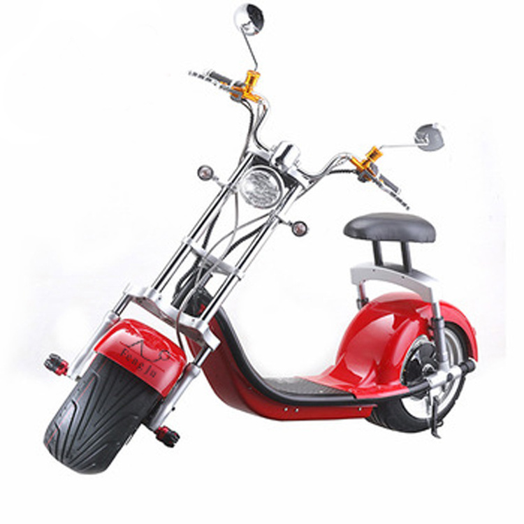 EEC COC Certificate 60V 20AH Battery Electric Scooter 2000W Fat Tire Motorcycles 2 Wheel OEM citycoco Factory wholesale