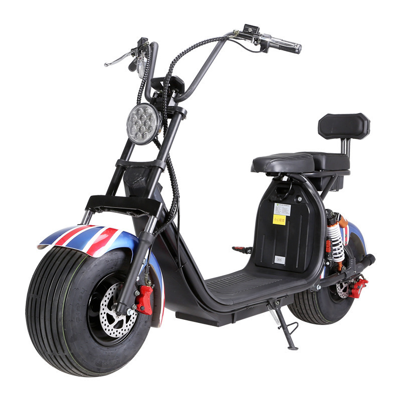 Fast delivery CE EEC OEM 2023 Hot selling customized Electric Motorcycle fat tyre electric scooter for adult citycoco