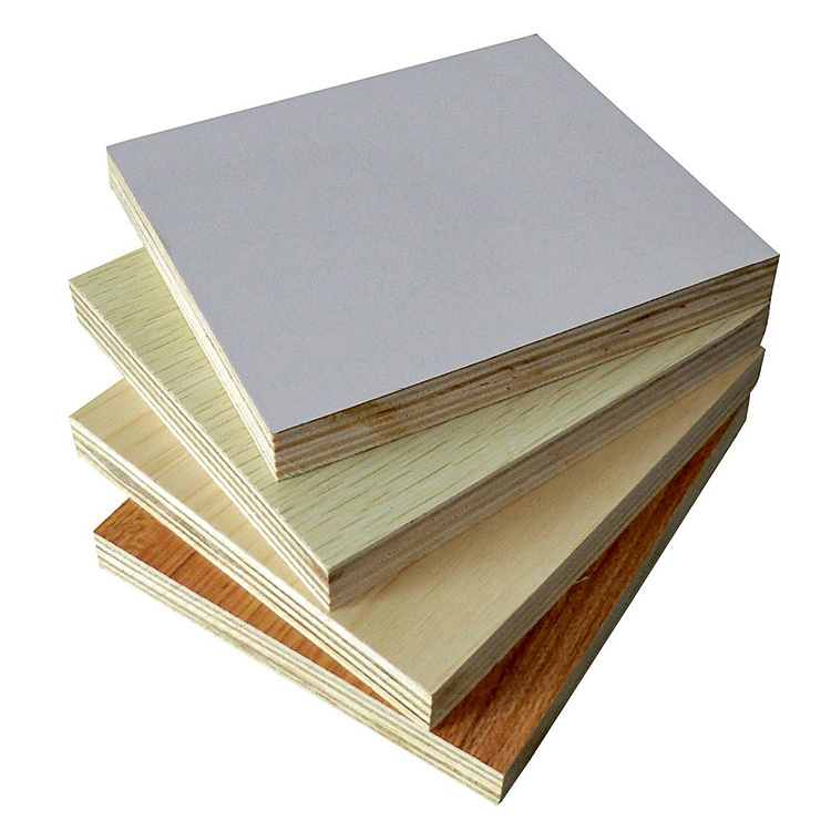 Manufacturer Custom 18mm white melamine indonesian-blockboard block board melamine 18mm hdf melamine block boards