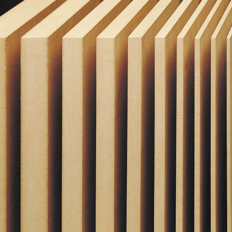 natural veneer mdf panel E0 E1 E2 standard fibreboards plain raw mdf board