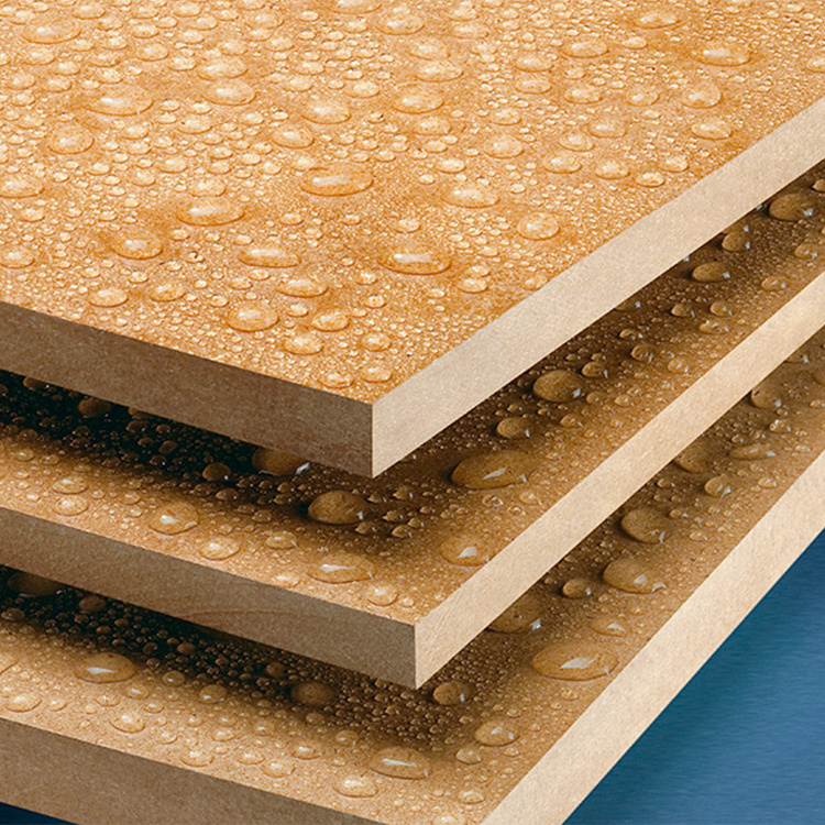 natural veneer mdf panel E0 E1 E2 standard fibreboards plain raw mdf board