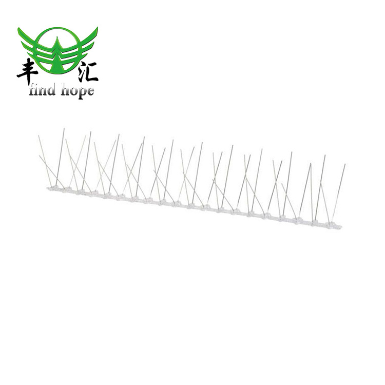 Decorative Plastic Base Solar Panel Guard Metal Bird Proofing Spikes Mat