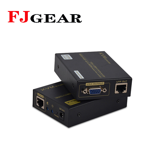 FJGEAR KVM Extender 300 meters for VGA/USB  portKVM extender usb 300m VGA,SVGA,XGA,UXGA