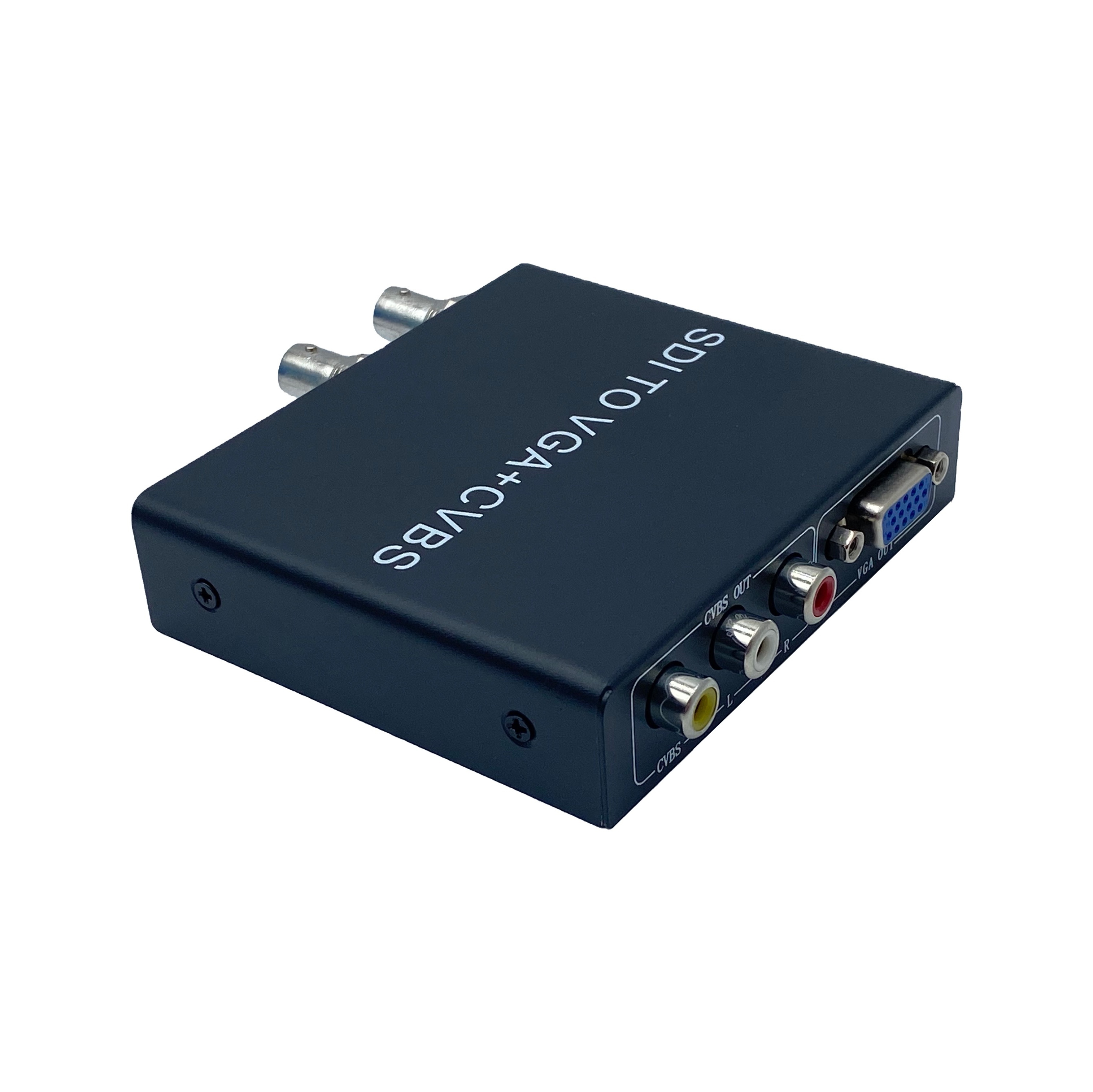 FJ-S/CV Fjgear 1080p 60hz sdi in vga/av out serial digital interface to audio video or vga with metal case