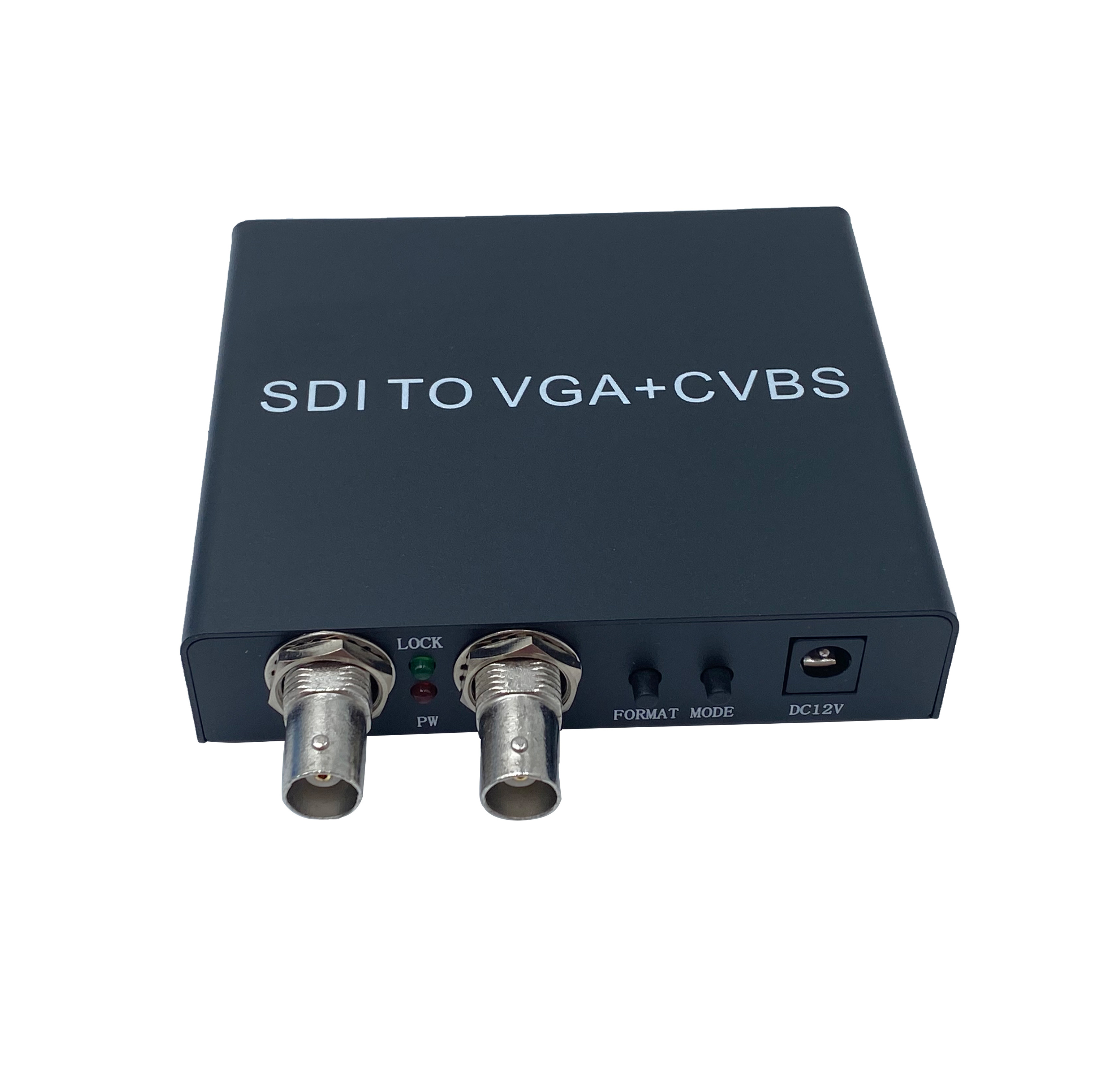 FJ-S/CV Fjgear 1080p 60hz sdi in vga/av out serial digital interface to audio video or vga with metal case