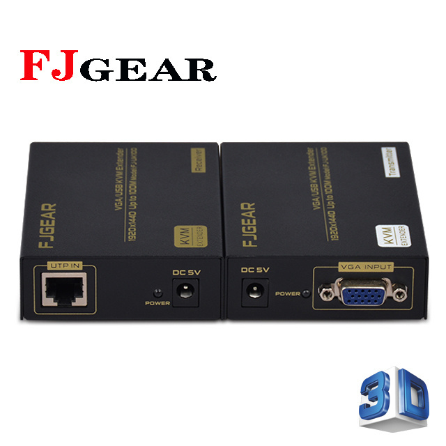 FJGRAR 100m usb kvm extender 100m usb kvm vga extender cat5/5e/6