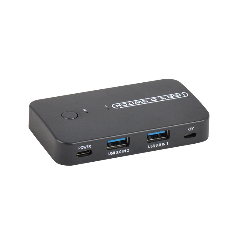 FJ-U302 Fjgear usb3.0 2 in 4 out usb sharing switch 2 computers share 4 usb devices plug and play HD