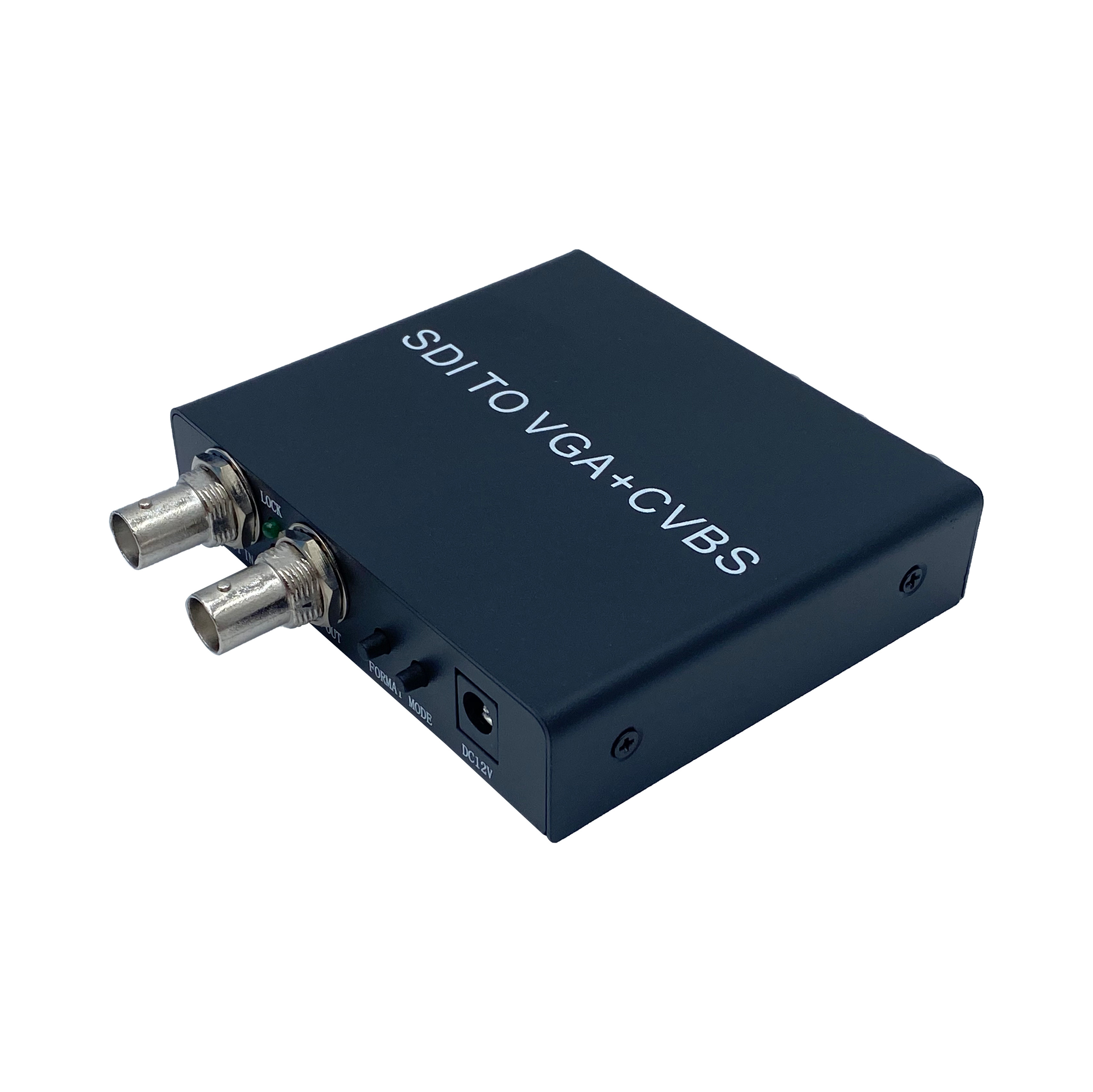 FJ-S/CV Fjgear 1080p 60hz sdi in vga/av out serial digital interface to audio video or vga with metal case