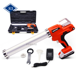 300ML 600ML Electric Caulking Gun Cordless Portable Glass Hard Rubber Sealant Gun Handheld Rechargeable With 20V Battery