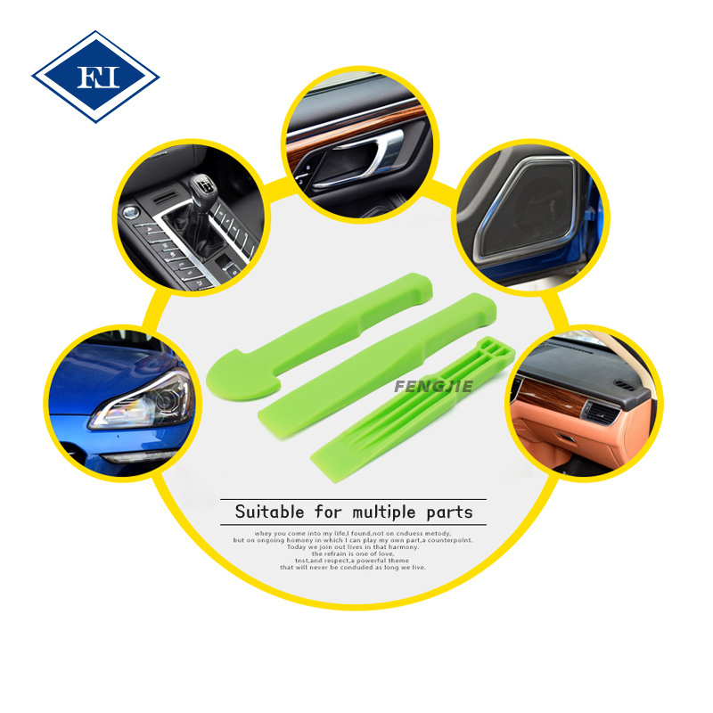 6pcs Auto Dashboard Plastic Interior Car Puller Door Panel Pry Bar Car Trim Radio Removal Tool Kits Set