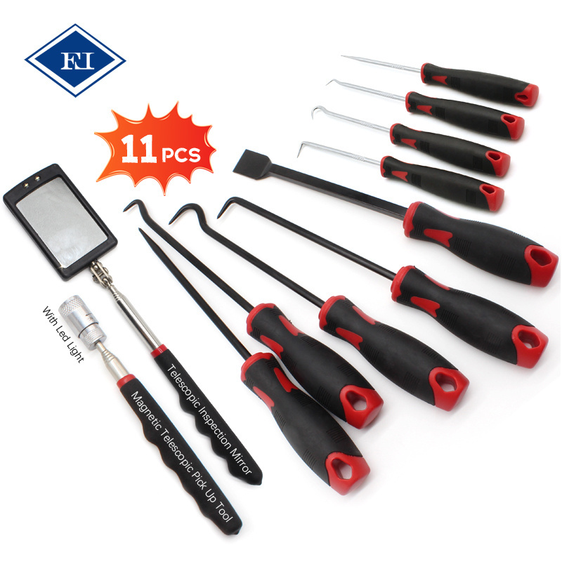 11pcs Gasket Pick And Hook Set For Oil Seal Screwdriver Puller or O-rings Removal Tool Kits