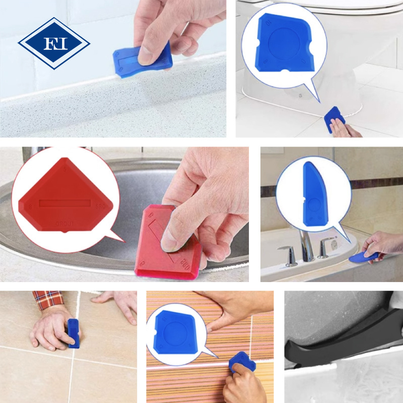 Grout Spreader Caulk Remover Caulking Finishing Tools Silicone Sealant Removal Finishing Glue Scraper Tool Set