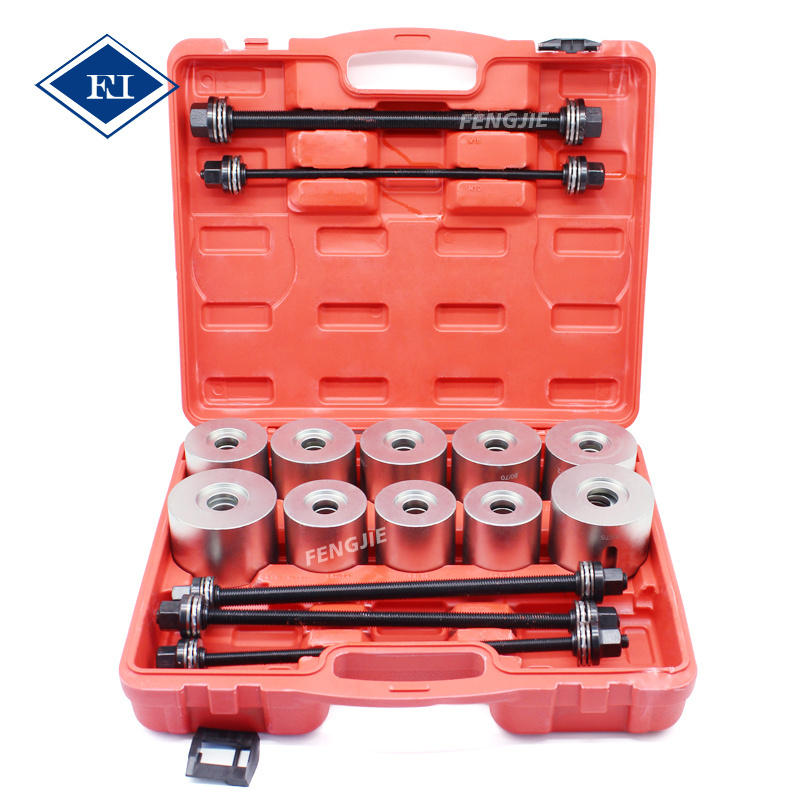 27pcs Bearing Removal Tool and Bush Remover Tool and Separator Puller Bearing Tool Set Kit bushing Press Pull Sleeve Kit