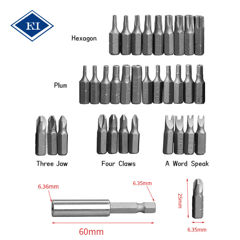 Mini Ratchet Screwdriver Security Driver Tool Kits Bit Set Hollow Batch Head Tools Set